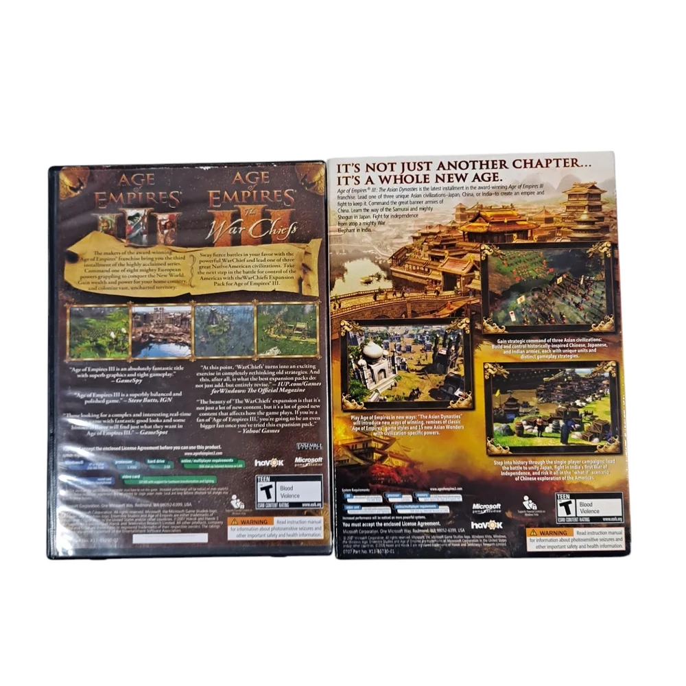 Microsoft Games Windows PC CD Age Of Empires III Golden Ed./The Asian Dynasties